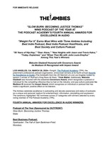 Winners of the Fourth Annual Awards for Excellence in Audio (The Ambies) Announced