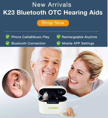 Chosgo K23: One of the Best Bluetooth Hearing Aids for Seniors