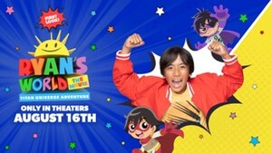 Sunlight Entertainment & Pocket.watch Announce Wide Theatrical Release For Their First Feature Film, 'Ryan's World The Movie: Titan Universe Adventure,' Premiering on Over 2,100 Screens Nationwide August 16th