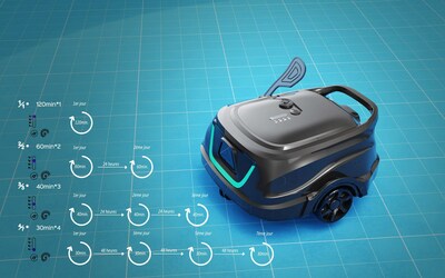 Explore the programmable features of the WYBOT A1. Changing pool cleaning for the better.