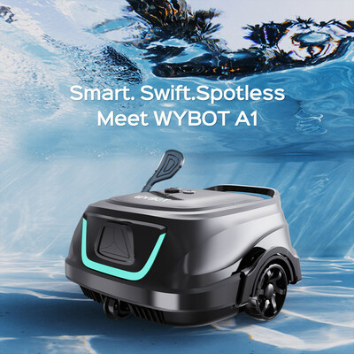 The new WYBOT A1 Cordless Pool Vacuum Pool Cleaner. No more wasted time and energy manually cleaning above ground pools.