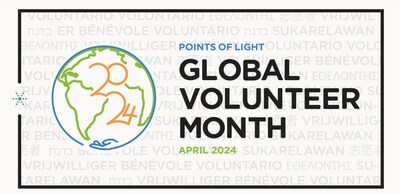 Points of Light celebrates volunteers around the world during Global Volunteer Month, all April long. Learn how to join the movement at pointsoflight.org/gvm
