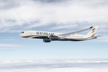 STARLUX Airlines A350 aircraft. STARLUX Airlines A350 aircraft.