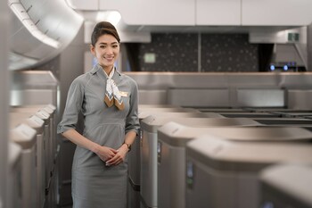 STARLUX Airlines inflight service. STARLUX Airlines inflight service.