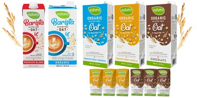 Natura presents the only range of organic and gluten-free oat beverages on the market