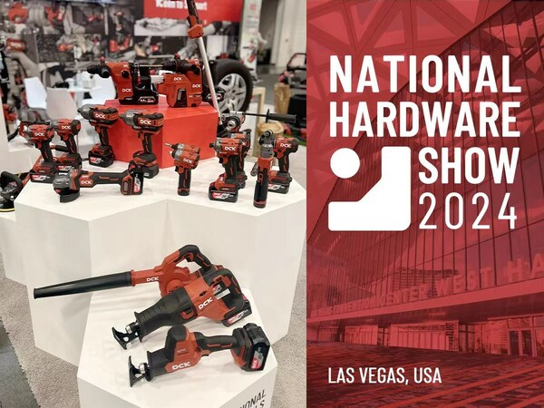 DCK TOOLS (DongCheng company), a trusted supplier and innovator of professional power tools made its first appearance at the National Hardware Show (NHS) 2024 held in Las Vegas.