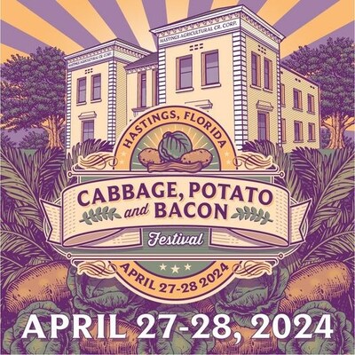 Hastigns, Florida Cabbage, Potato and Bacon Festival celebrates the region's agriculture and impressive culinary scene.