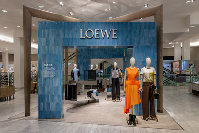 Exclusive LOEWE installation at Neiman Marcus Beverly Hills. Credit: Owen Kolasinski