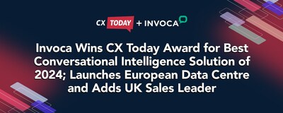 CX Today recognises Invoca as the foremost visionary in the Conversational Intelligence category. Additionally, expands its European presence with a new Data Centre and the appointment of Duncan MacPherson as UK Director of Sales.