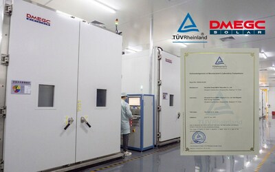 DMEGC Solar’s PV Test Center obtains TÜV Rheinland certification
