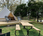 Serendipity Resort & Campground Canvas Glamping Yurt; photo credit: Serendipity Resort & Campground