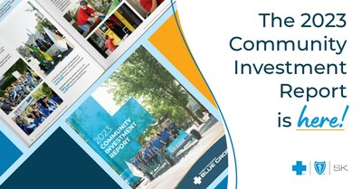 2023 Community Investment Report (CNW Group/Saskatchewan Blue Cross)