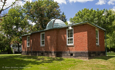 Western Reserve Academy's Loomis Observatory (1838), the oldest observatory in America still standing on its original footprint.