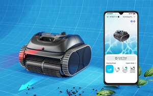 WYBOTICS Release the WYBOT C1 Cordless Robotic Pool Cleaner