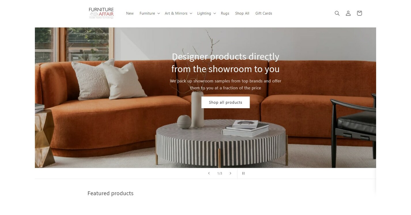 Furniture Affair Now Offers Online Shopping With New Website