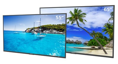 Neptune Full Sun Series Outdoor Smart TVs available in 55" and 65".