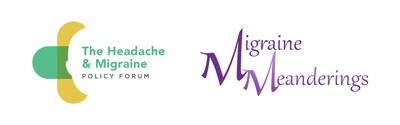 Logos: The Headache & Migraine Policy Forum and Migraine Meanderings