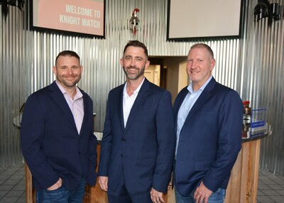Knight Watch Leadership: Darren Cobb as President, Ryan Bailey as CEO, Eric Lindsley as Chairman of the Board