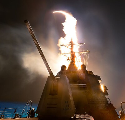 SM-6 launched from USS Daniel Inouye during successful Flight Test Mission 31 Event 1A in 2023.