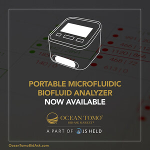 Portable Microfluidic Biofluid Analyzer Patents Available on the Ocean Tomo Bid-Ask Market® Platform