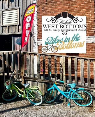 Kansas City's Historic West Bottoms' First Friday Weekend event is 'Bikes in the Bottoms,' April 5-7, 9 AM - 5 PM.