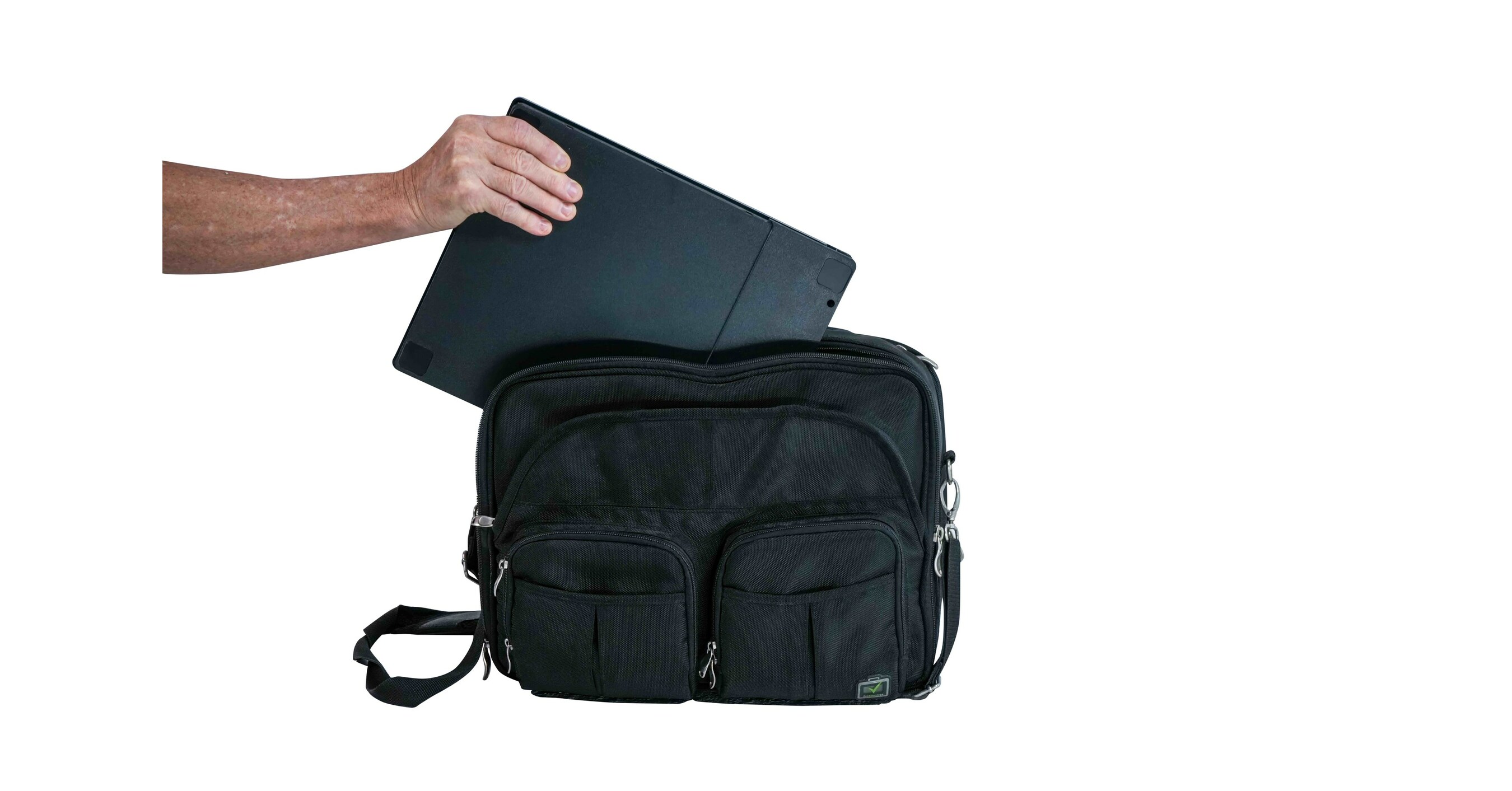 Tabletote Transforms Into a Complete Mobile Office Setup in Less Than a Minute Giving on the Go Workers Much Needed Desk Space