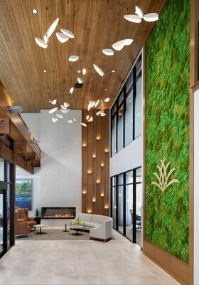 The Cordwainer is a pioneering standalone memory care community that uses the power of biophilic design to transform resident wellbeing. Photo credit Ed Wonsek.