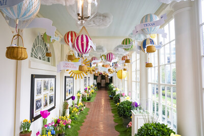 Special Easter Egg Exhibit at the White House in Collaboration with America's Egg Farmers Celebrates National Guard Children