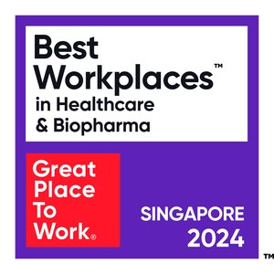 Great Place To Work unveils Top 10 Best Workplaces in Singapore Healthcare and Biopharma™ 2024