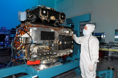 BAE Systems has successfully completed the integration of the Carruthers Geocorona Observatory’s ultraviolet spectrometer onto the satellite bus, the next major step in completing the NASA Earth-monitoring satellite. (Credit: BAE Systems)