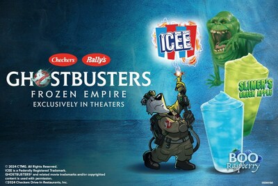 Available for a limited time only, Ghostbusters fans can grab ICEE flavors including “BOO Raspberry” and “Slimer’s Green Apple,” at participating Checkers & Rally’s locations nationwide.