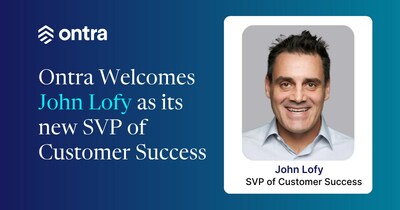 Ontra welcomes John Lofy as SVP of Customer Success.