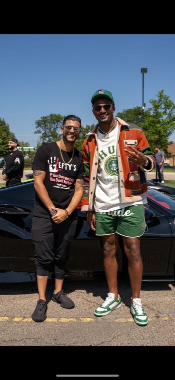 Lefty's Owner Sam Berry with Deshaun Watson