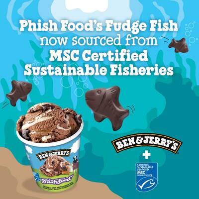 The Marine Stewardship Council and Ben & Jerry's April Fools Surprise ? Phish Food's Fudge Fish now MSC Certified
