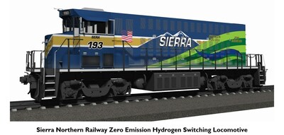 Sierra Northern Railway Zero-Emission Hydrogen Switcher Locomotive
