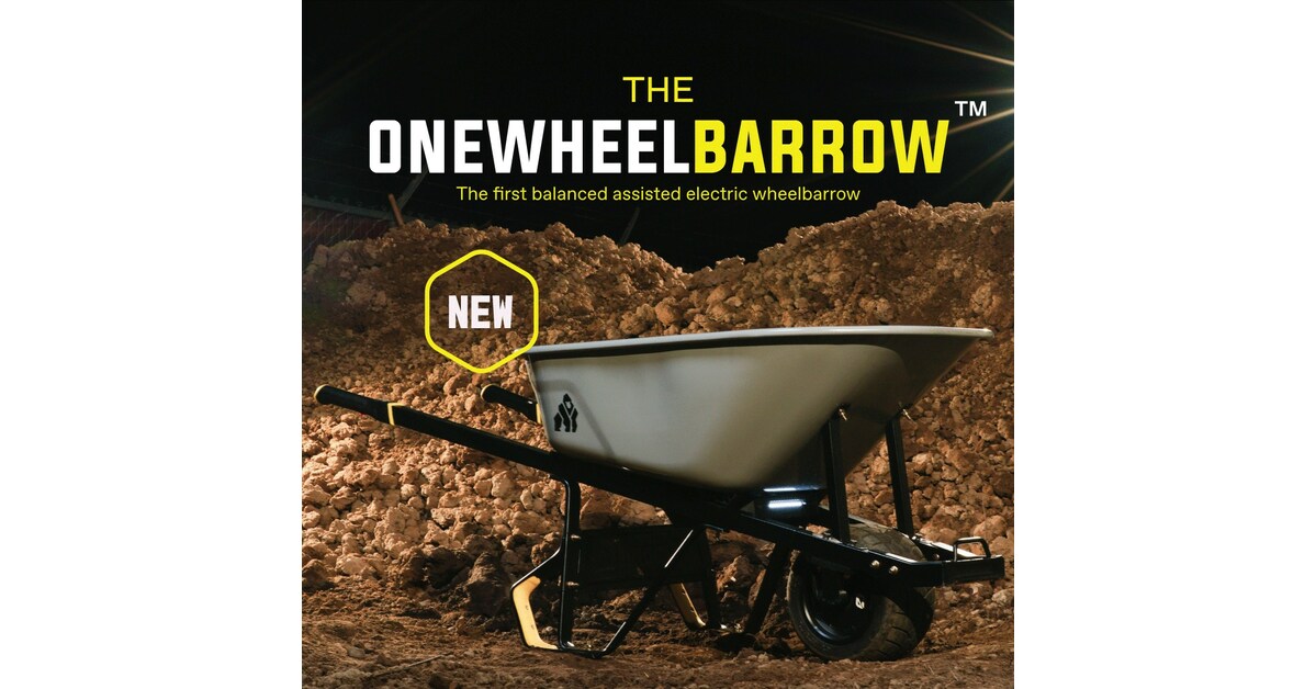 Introducing OnewheelBarrow: Revolutionizing the Wheelbarrow Industry with Electric Balance Assistance