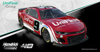 No. 9 UniFirst Chevy to sport ruby red scheme at Martinsville Raceway for Hendrick Motorsports' 40th Anniversary