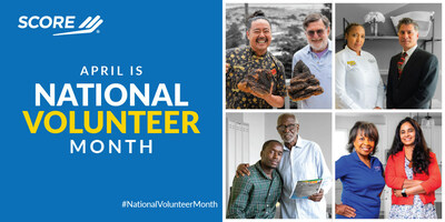 Throughout National Volunteer Month, SCORE is celebrating its 10,000+ volunteers nationwide who help small businesses launch, grow and thrive.