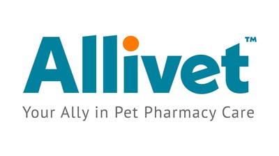 Allivet's new logo with a bolder typeface. This reflects the company's commitment to making a larger impact on the care that pet parents can provide to their pets. (PRNewsfoto/Allivet)