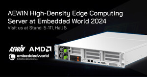 AMD Showcases AEWIN High-Density Edge Computing Server at Embedded World 2024