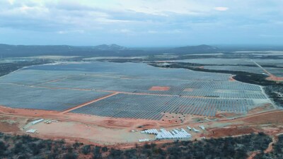 Complejo fotovoltaico Santa Luzia de 520 MW en Brasil. (Foto: TrinaTracker)