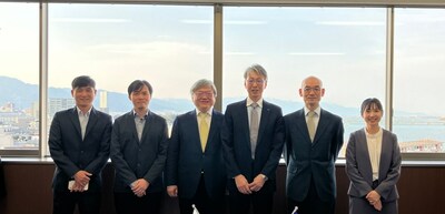  Mr. David Chou, Founder and Chairman of GAIT, together with the GAIT team, and Mr. Mamoru Morii, Director and SVP of NEG, along with his team, joyously celebrate the establishment of a strategic partnership.