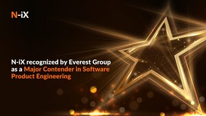 N-iX recognized as a Major Contender in the "Software Product Engineering Services PEAK Matrix® Assessment 2024" report by Everest Group