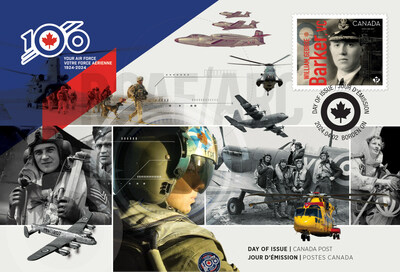 RCAF 100th anniversary commemorative envelope. 2024, Canada Post Corporation (CNW Group/Canada Post)