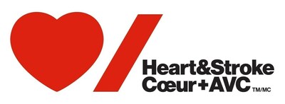 Heart & Stroke logo (Groupe CNW/Fondation des maladies du coeur et de l'AVC)