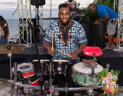 Food, Wine and Fete: Caribbean Musicians entertain guests