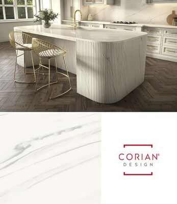 Corian® Solid Surface Calacatta Greige