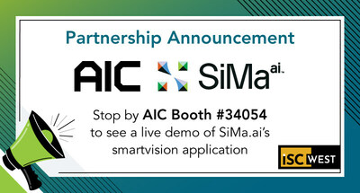AIC and SiMa.ai Announce New Integration and Strategic Partnership