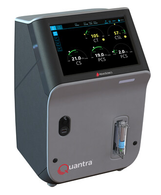 The Quantra Hemostasis System with QStat Cartridge.