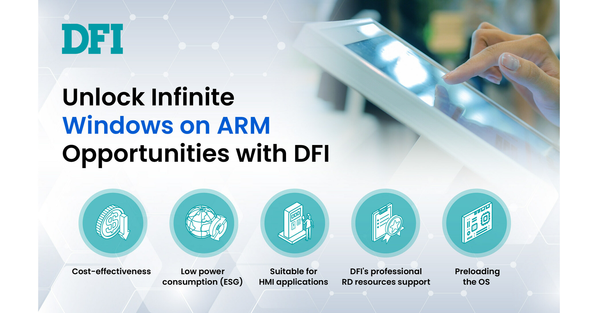 DFI Revolutionizes the Computing Landscape with Windows on ARM Products